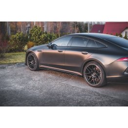 Накладки сплиттеры на пороги на Mercedes AMG GT 53 4D Coupe